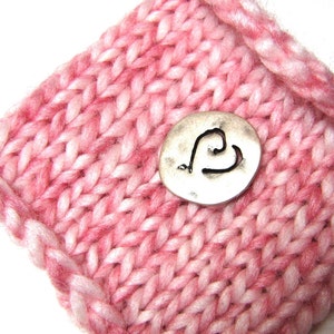 Knit Wrist Cuff Dusty Pink image 4