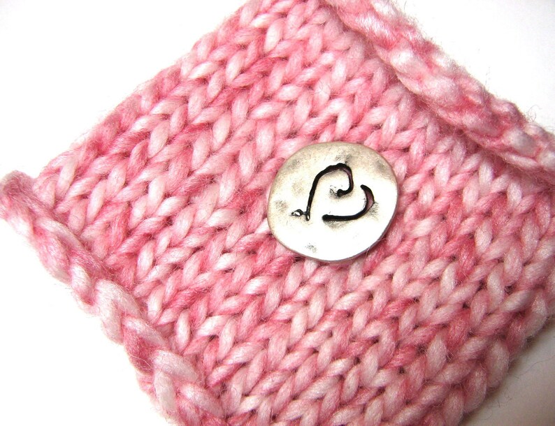 Knit Wrist Cuff Dusty Pink image 4