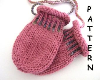 pdf Knitting Pattern Baby Mittens on a String