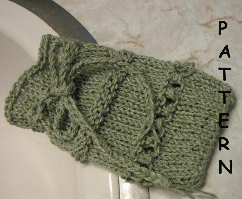 pdf Knitting Pattern Spa Soap Saver Sack image 1