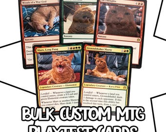 Bulk Custom MTG Proxy Cards | 5—100 Card Bundles | Magic the Gathering Compatible
