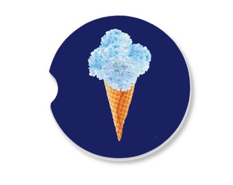 Car Coaster - Hydrangea Ice Cream