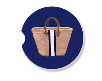 Car Coaster - Straw Bag