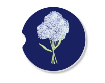 Car Coaster - Hydrangea Flower