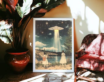 Extraterrestrial Japanese Art | UFO Space ET Aliens, 宇宙人