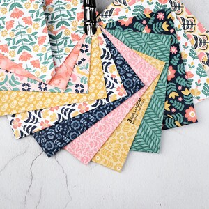 Buste floreali fatte a mano {Set da 12} per posta ordinaria e regali per scrapbooking con sigilli in lamina