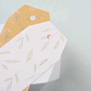 Etiquetas florales encantadoras para paquetes, regalos, equipaje y baby shower (juego de 6 o 12)