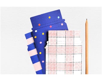 Designer Print Gift Pockets with Tear Flap - Set of 3