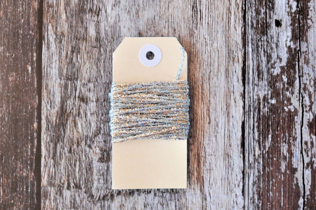 Tinsel Twine SILVER Sparkly Tinsel String Twine Silver Etsy Australia