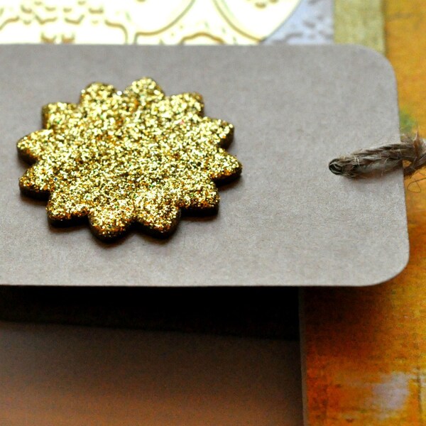 SALE Gift Wrap Kit Yellow and Gold