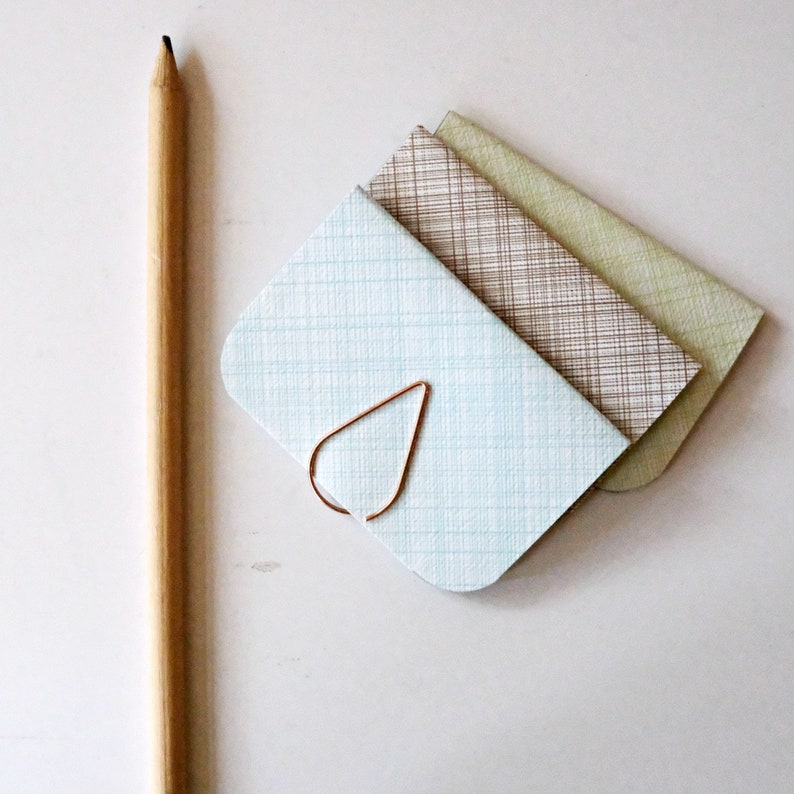 Blank Books Mini Blank Books {3} Security Patterns Mini Booklets Teacher Gift under 5 Mini Books Mini Notebooks or Journals