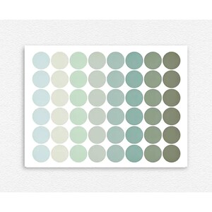 Mélange d'autocollants verts printaniers pour enveloppes {Paquet de 48} pour ajouter de la couleur à vos travaux manuels, à votre journal ou à votre scrapbooking