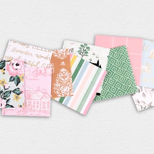 10 vierkante cadeaubonnen {w velijn enveloppen} voor lentefeesten: benodigdheden voor Etsy-verkopers