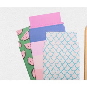 Fröhliche Sommer-Geschenktaschen {Set von 3} mit Aufreißklappe: Bunte Beutel für Feste und besondere Anlässe