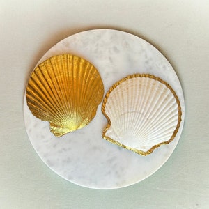 Pink Floral Shell Ring Dish | Jewelry Tray | Ring Holder Dish ...