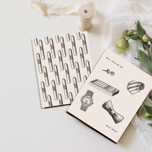 de proposition de fête des mariés | seras-tu mon témoin | Carte de proposition du meilleur homme