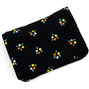 Mini Cartera - Fruta (con ranuras para tarjetas de crédito y bolsillo para monedas con cremallera)