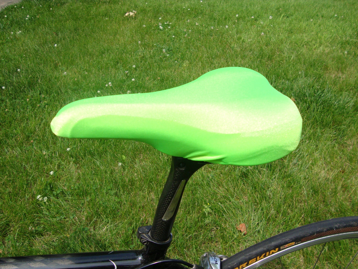Bicycle Saddle Cover Lime Green Fits Saddles Approx 10L Etsy