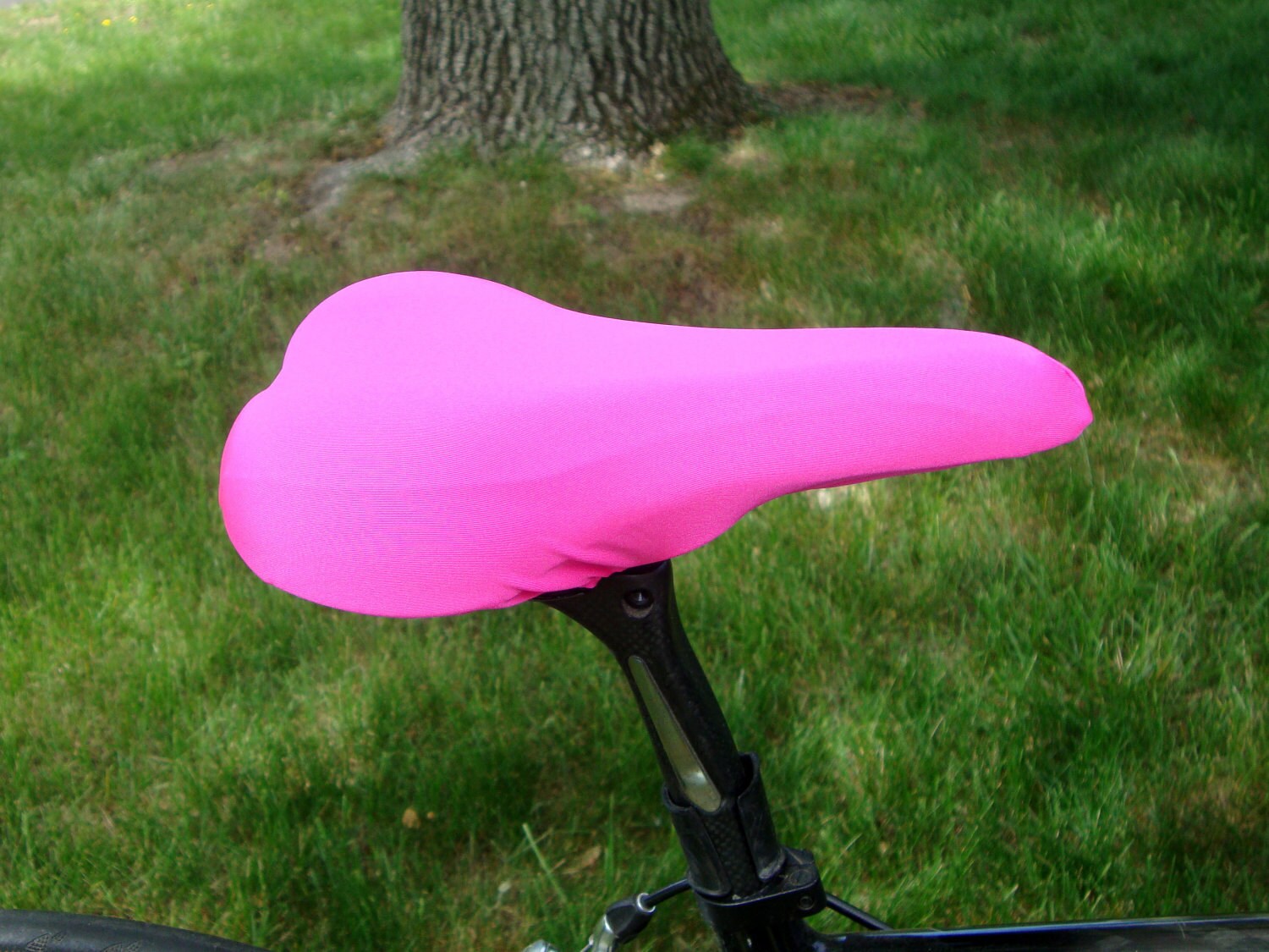 Buy Bicycle Saddle Cover Bright Pink Fits Saddles Approx 10L X 7W