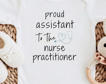 Assistent der Krankenschwester-Praktiker-Baby-Strampler, Babypartygeschenk für Krankenschwester-Praktiker, EP-Graduiertengeschenk, EP-Mama, Krankenschwester-Baby, APRN-Geschenk
