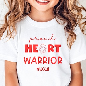 Stolt hjärtkrigare familjeskjorta baby ungdom vuxen, medfödd hjärtfel, CHD-onesie, hjärta för barn, hjärtkrigare-tröja, CHD-familj, CHD-present