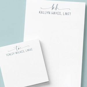 Bloco de notas personalizado para terapeutas, presente personalizado para formatura em psicologia, terapia familiar e de casal, conselheiro licenciado, presente para LMFT (Terapeuta Licenciado em Terapia Familiar e de Casal), ouvinte licenciado.
