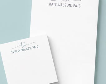 Custom Physician Assistant Notepad, Personalized Physician Assistant Graduation Gift, PA School Graduate, Future PA, Physicians Assistant