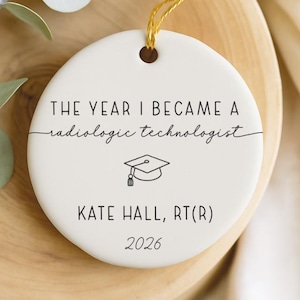 Radiologie Technologe Abschluss Ornament, Röntgen Tech graduierter, Rad Tech Abschluss, CT MRI Tech, Radiologie graduierten Geschenk, Röntgen Tech, Rad Tech