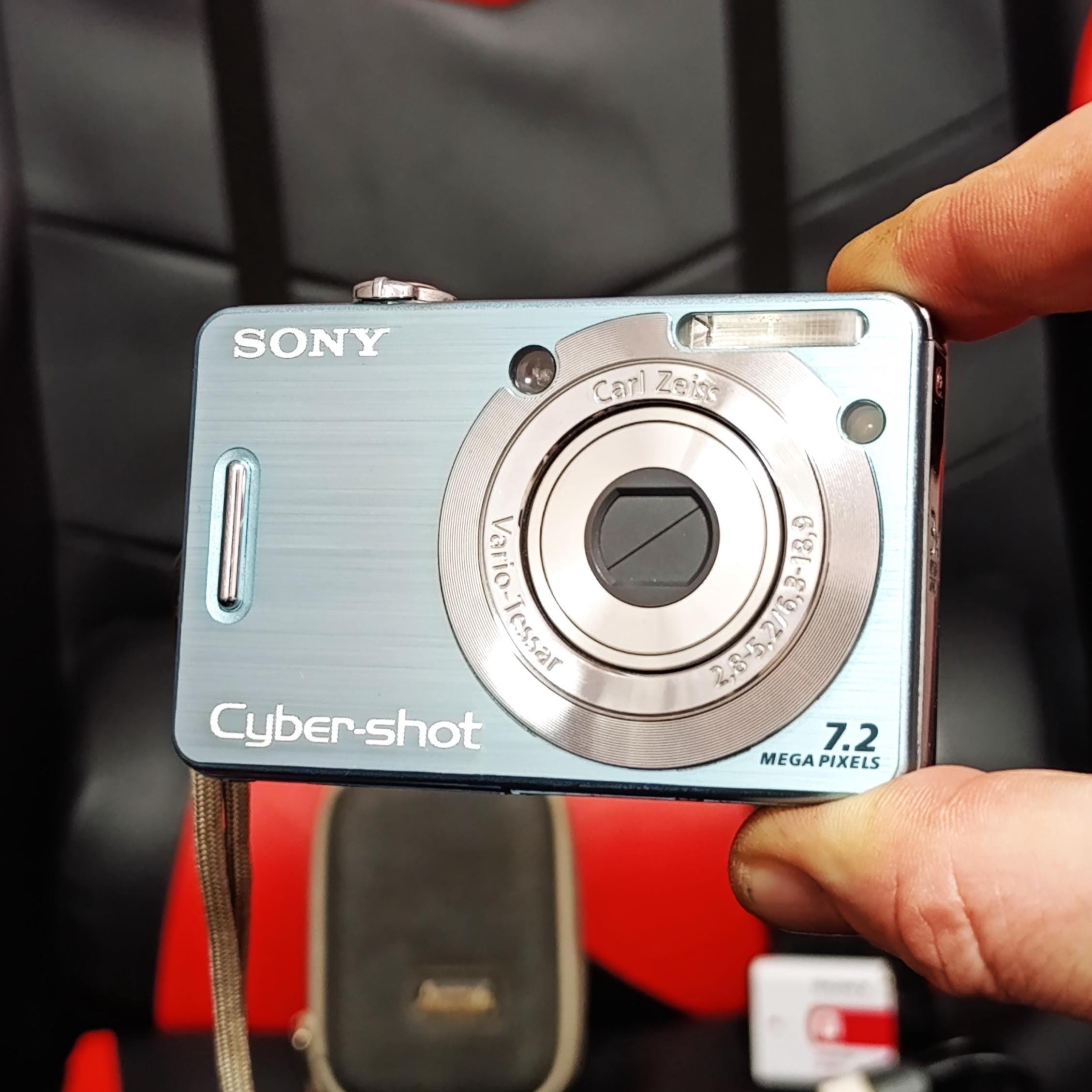 Sony Cyber-shot DSC-W55 7.2MP 4x Optical Digital Camera - Blue