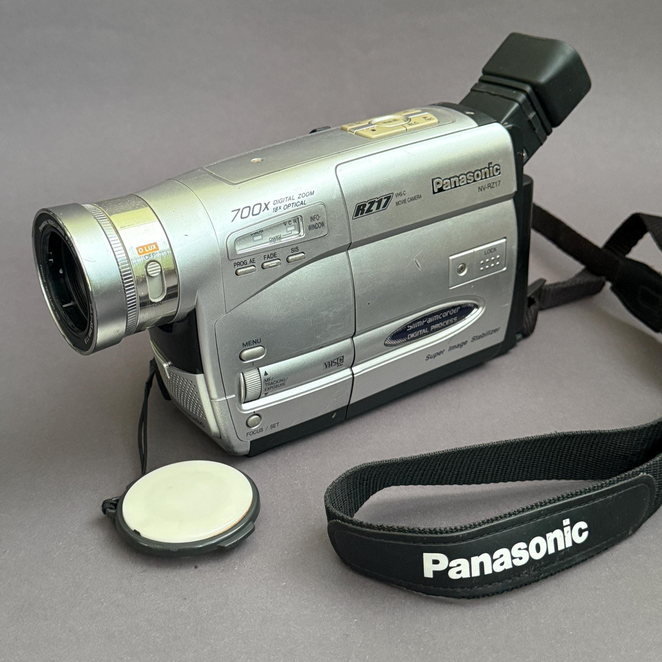 Panasonic NV-RZ17EN: Silver VHSC Video Camera Analogue VHS-C - Etsy