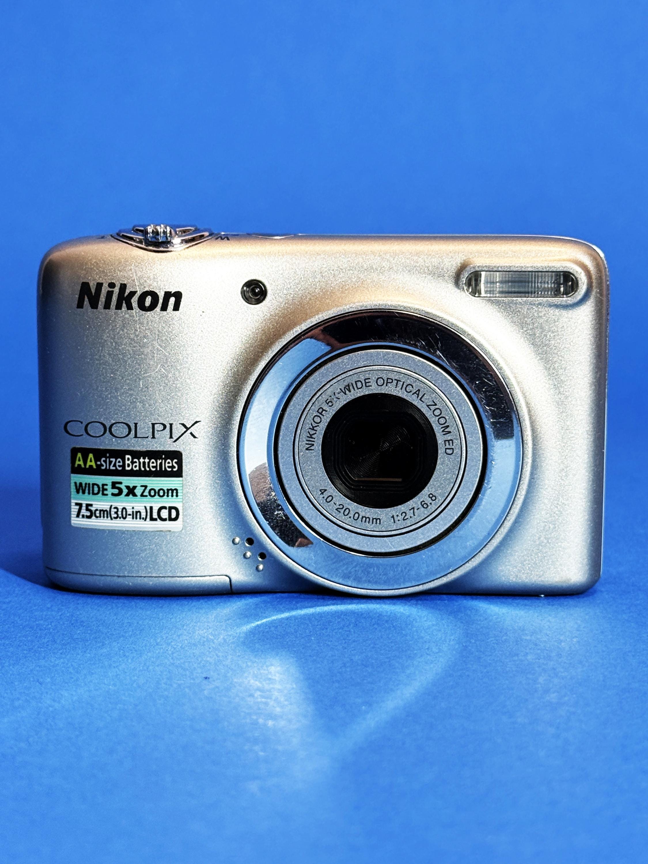 Nikon Coolpix L25 Silver Digital Camera: 10.1MP, 5x Optical Zoom