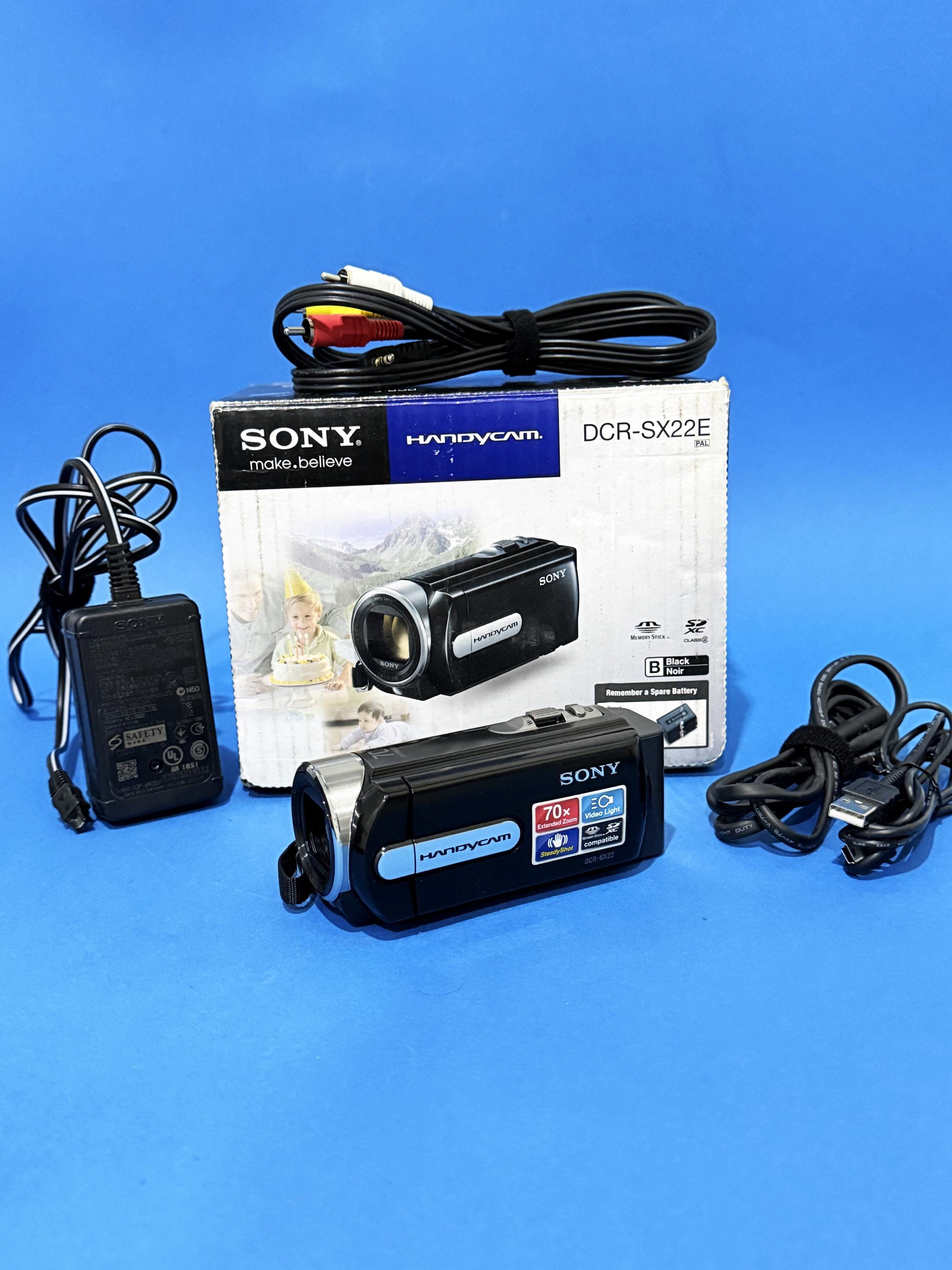 Sony DCR-SX22E Handycam Camcorder SD Video Camera Compact Digital