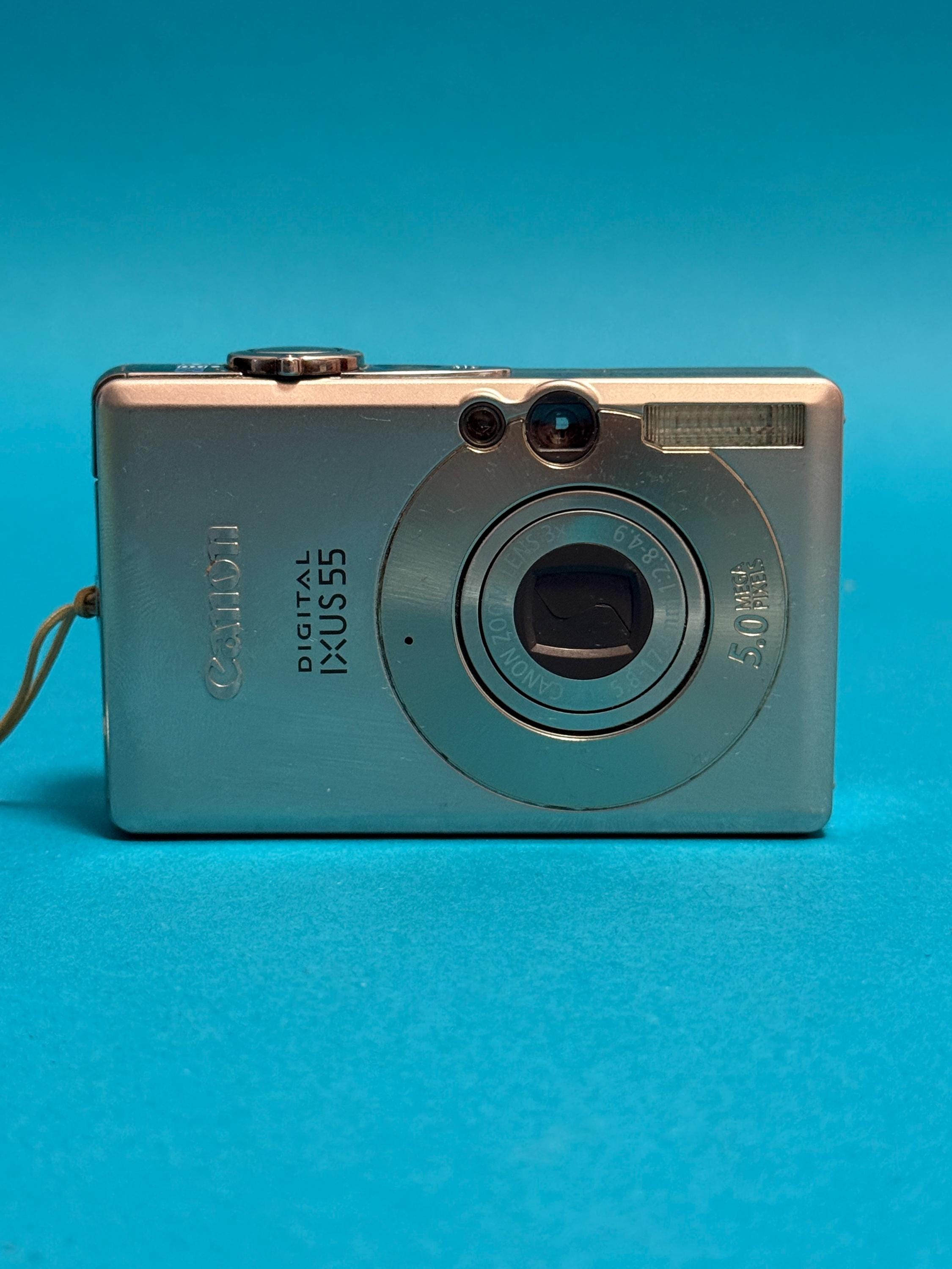 Vintage Canon IXUS 55 Silver: 5 MP Digital Camera / Y2K Camera - Etsy