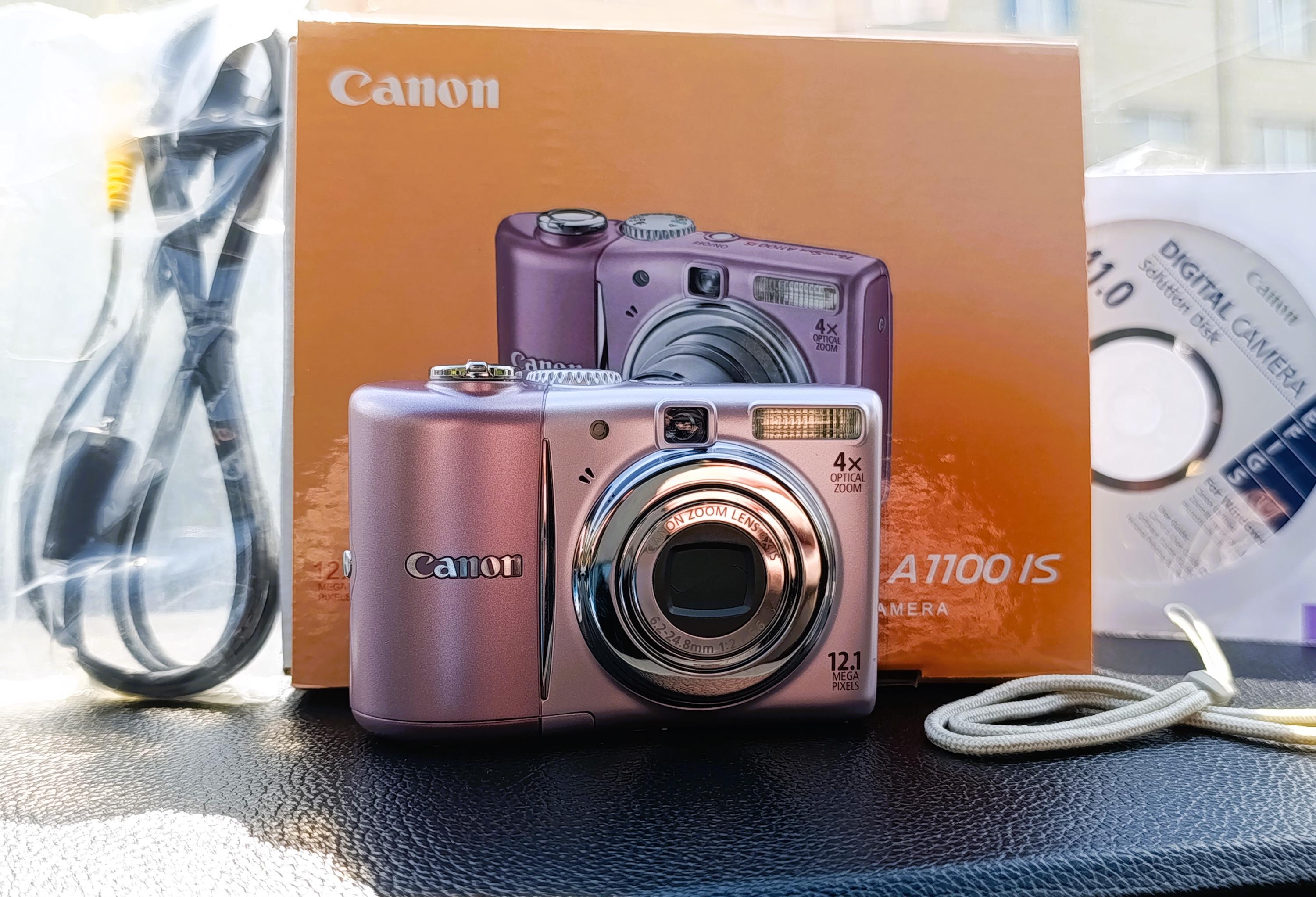 Canon PowerShot A1100 IS 12.1MP Compact Digital Camera - RARE PINK