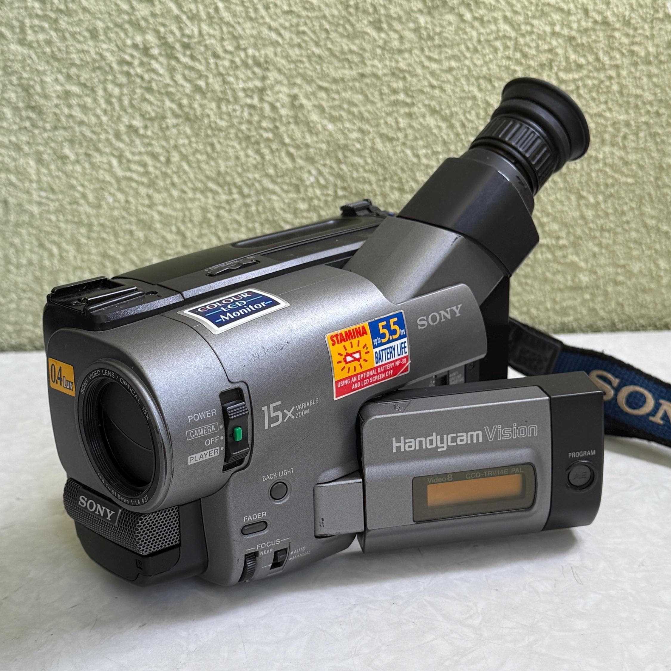 Sony CCD-TRV14E PAL 8mm Video Camera Recorder - Completely Ready