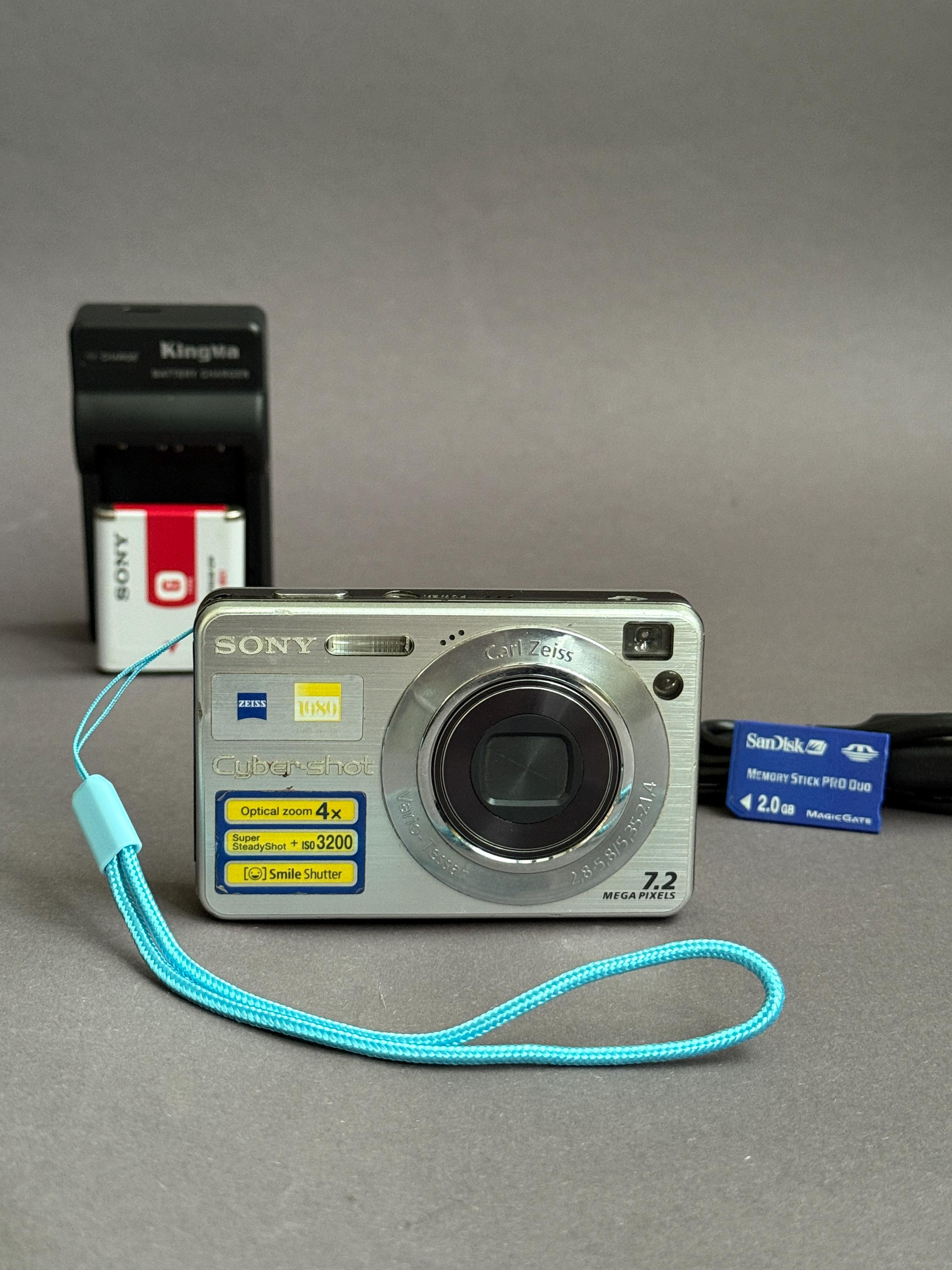 Sony Cyber-shot DSC-W120: Silver 7.2 MP Digital Camera - Etsy
