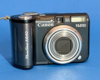 Canon Powershot A640 Digital Camera 10.1MP / Flip-out Display