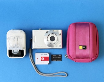 Sony Cyber-Shot DSC-W30 6MP Digital Camera | Compact Point and Shoot | Y2K Retro Camera