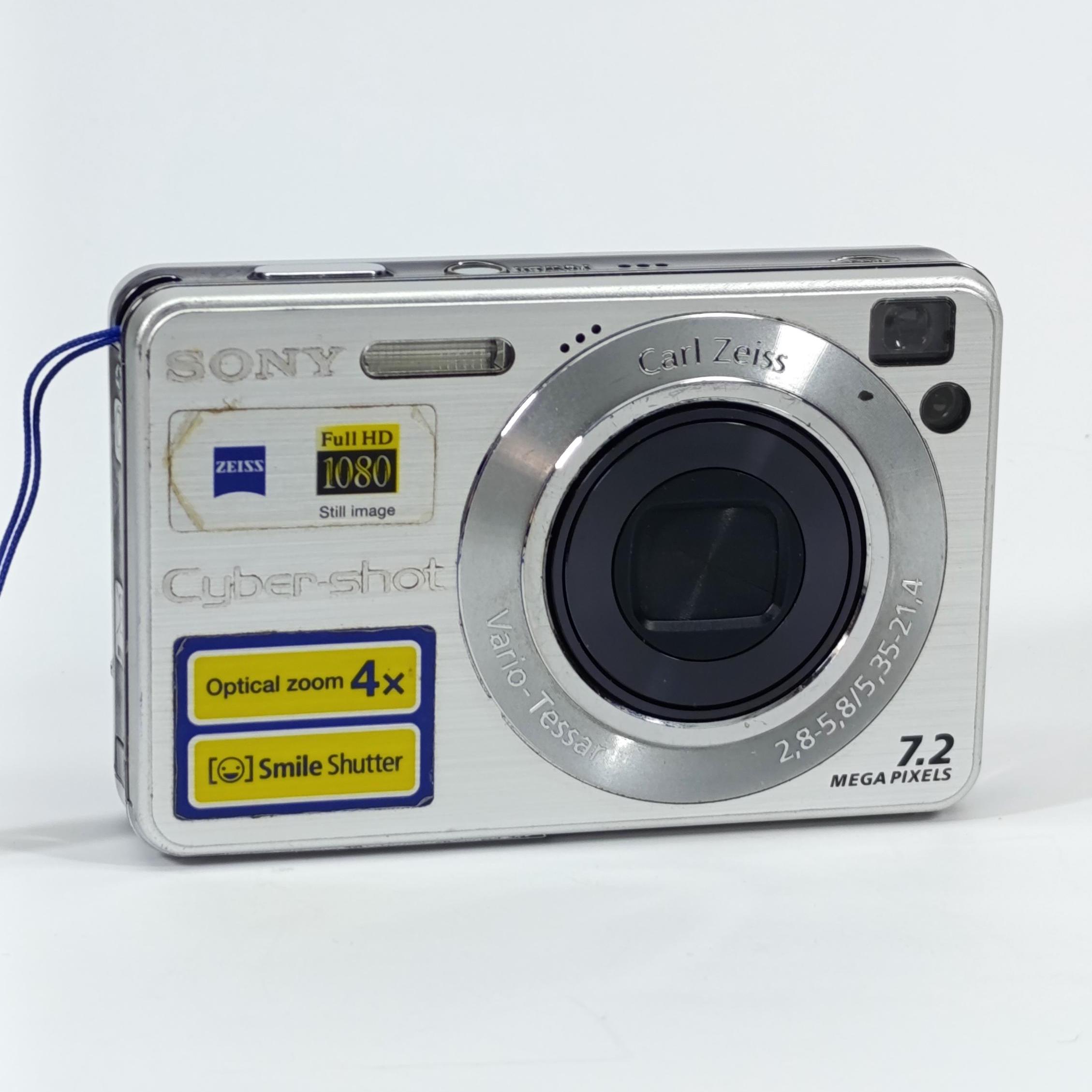 Sony Cyber-shot DSC-W110 Carl Zeiss 7.2MP Silver Digital
