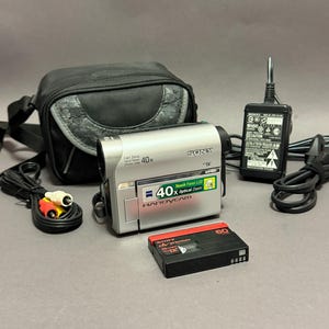 Vintage Sony Handycam DCR-HC51E: Minidv Camcorder, 40x Optical