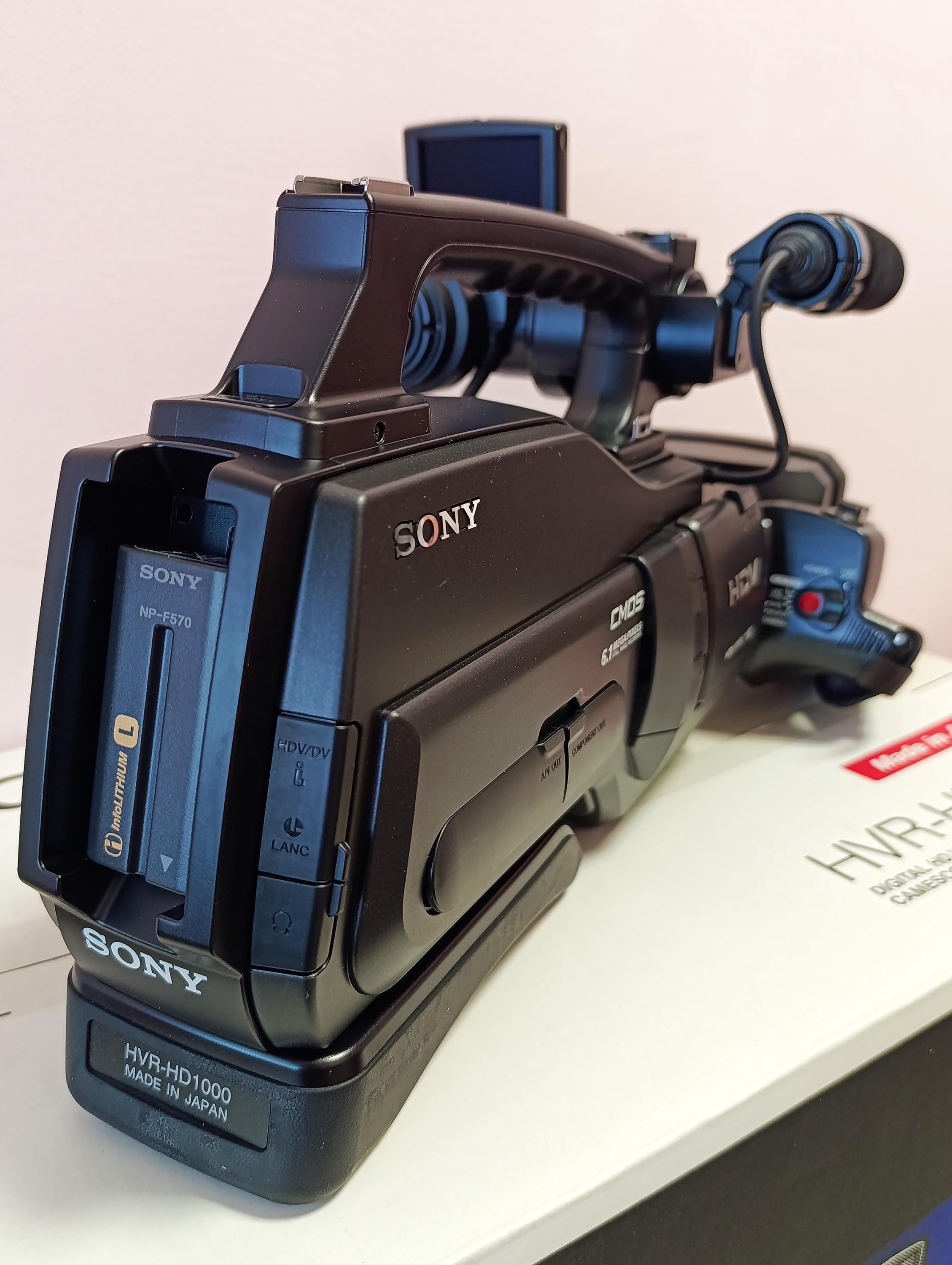 NEW Sony HVR-HD1000E HDV Digital Hd 1080i Video Camera Recorder