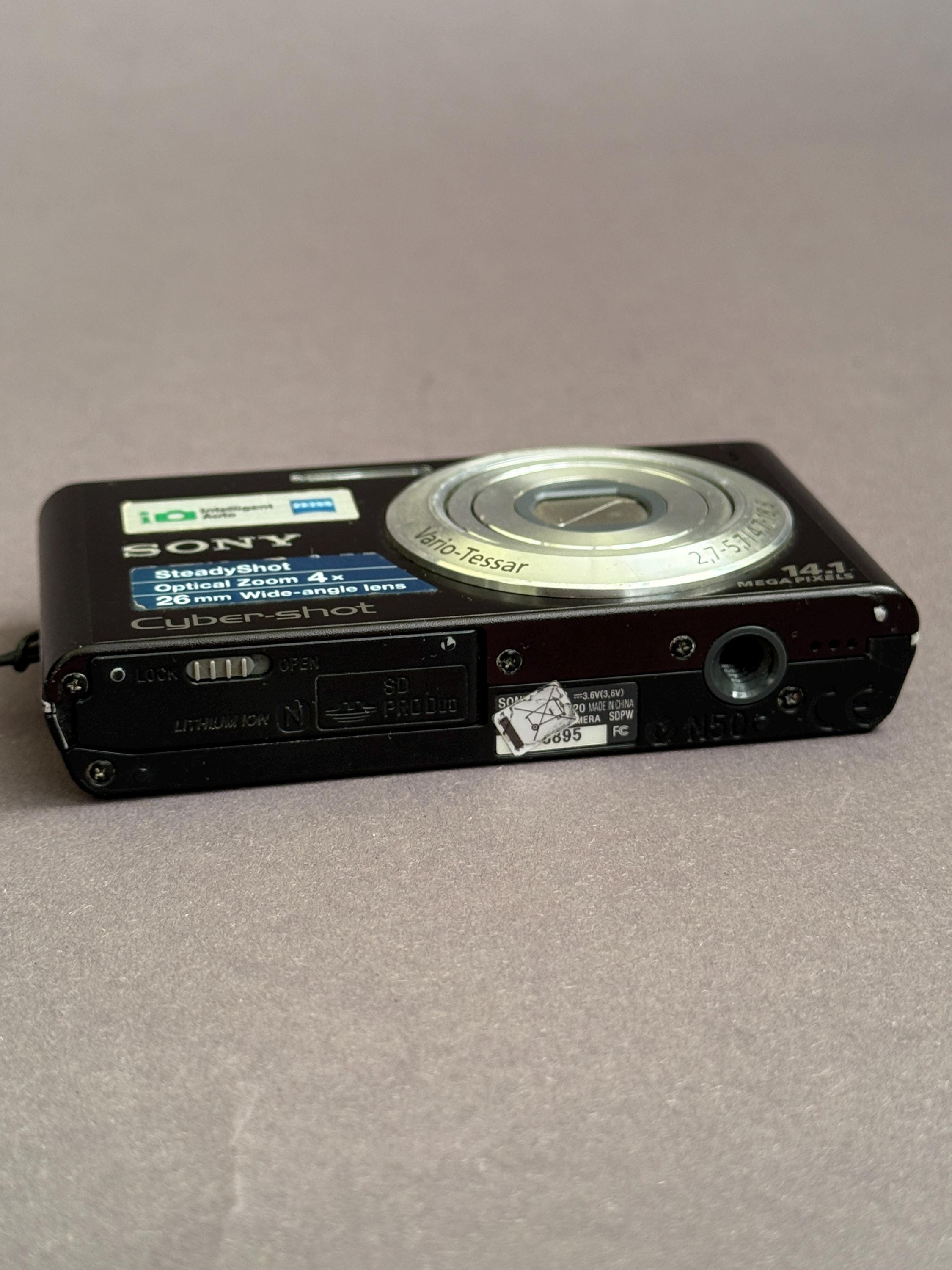 SONY Cyber-shot DSC-W320: Black 14.1 MP Compact Digital Camera - Etsy