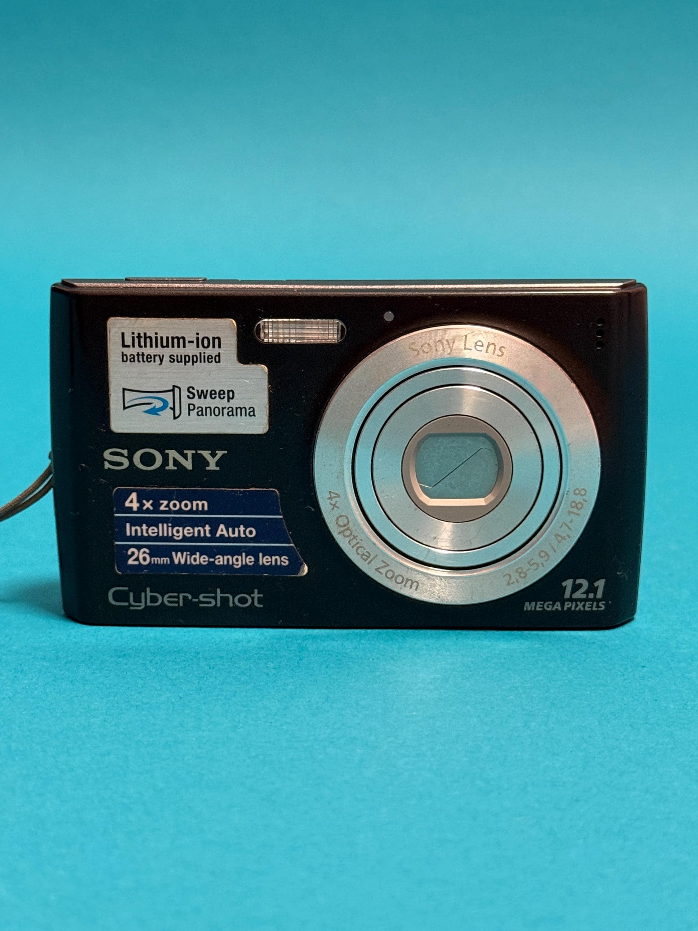Sony Cyber-shot DSC-W510: Black 12.1MP Digital Camera Y2K (SD 32