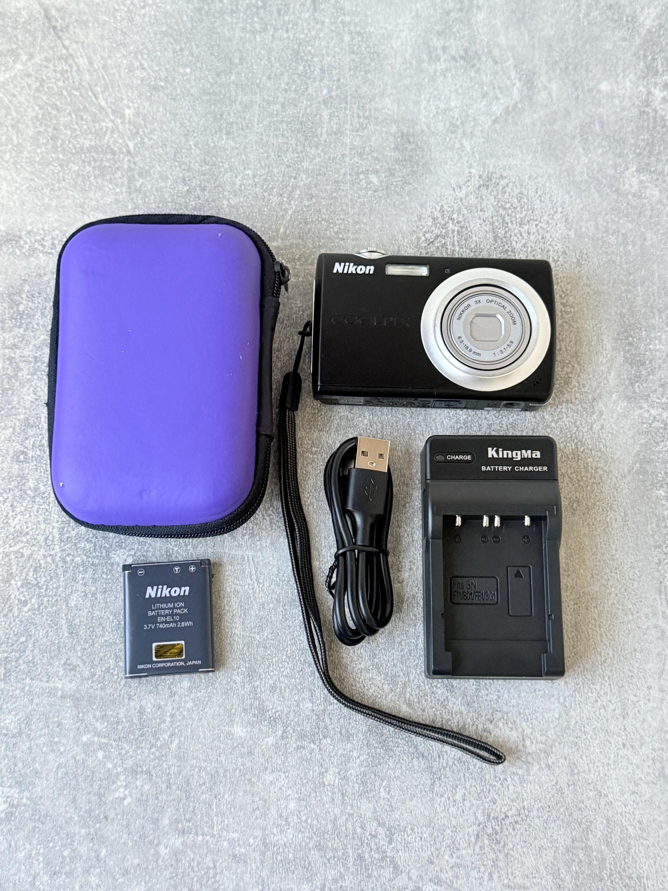ニコン COOLPIX S203 ビンテージデジタルカメラ 10MP / コンパクト