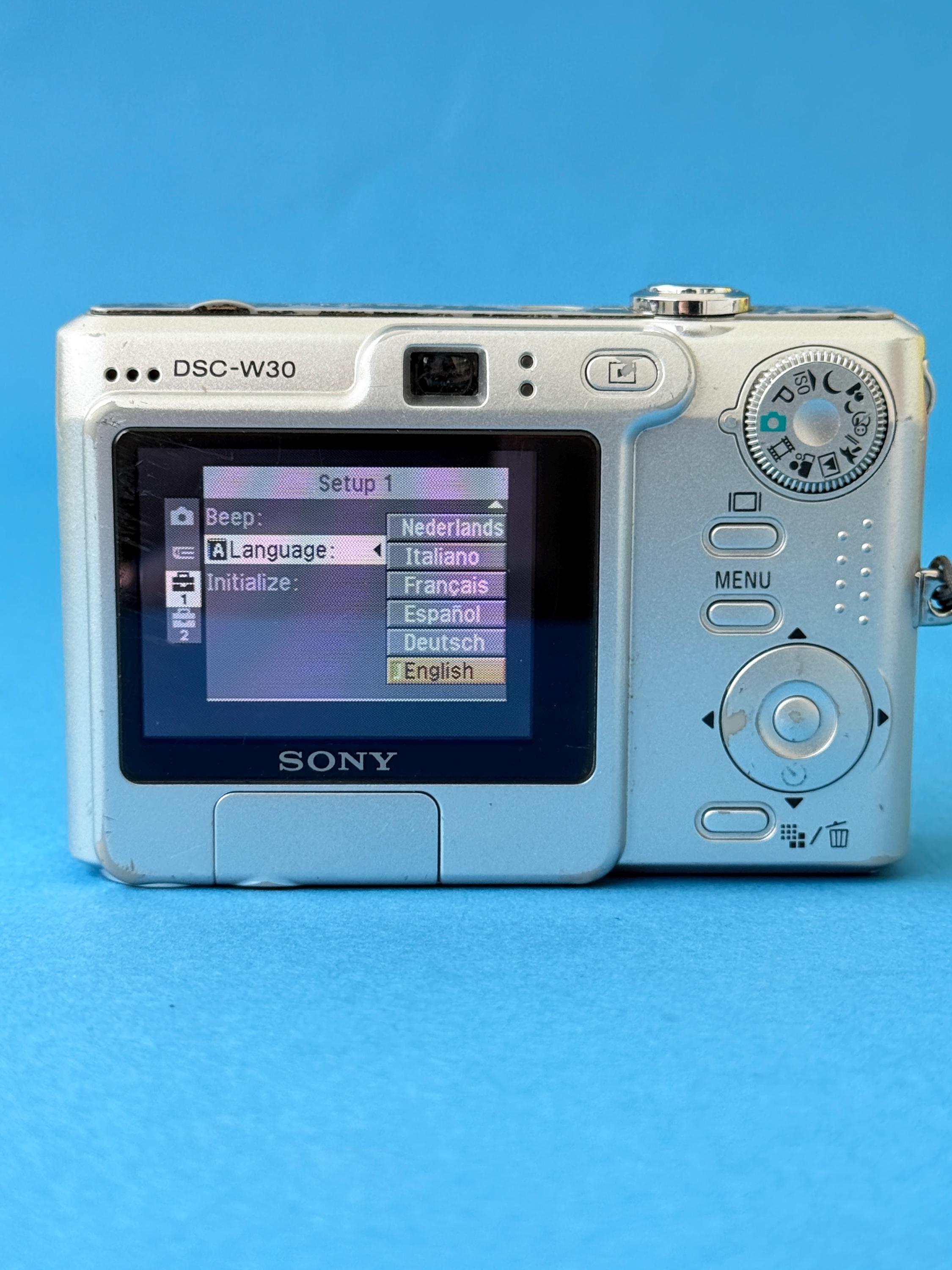 Sony Cyber-shot DSC-W30 6MP Digital Camera | Compact Point and