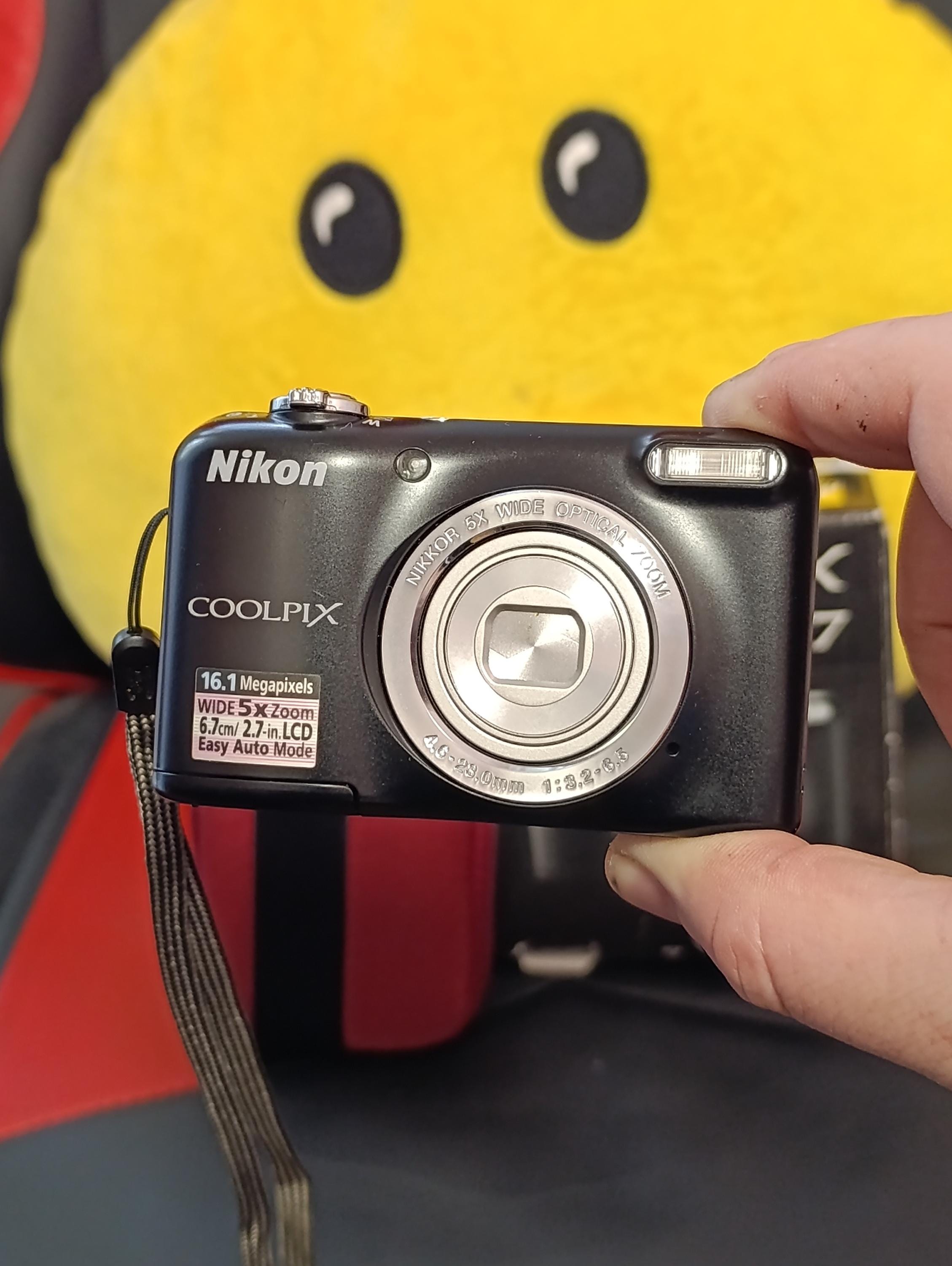 Nikon Coolpix L27: Black 16.1MP Compact Digital Camera (SD 8GB) - Etsy