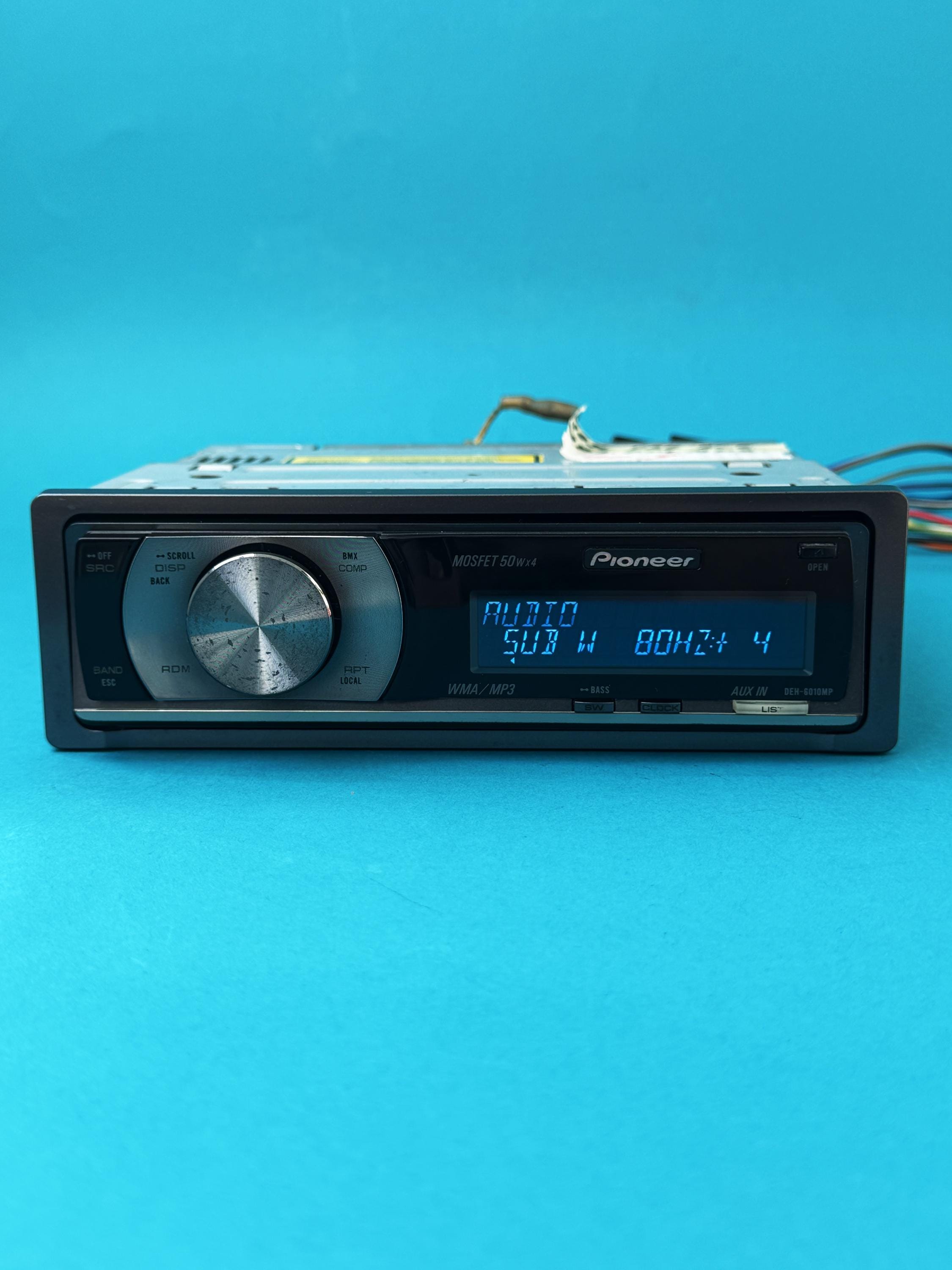 Pioneer DEH-6010MP Vintage Car Stereo CD MP3 Player 1-din AUX Head