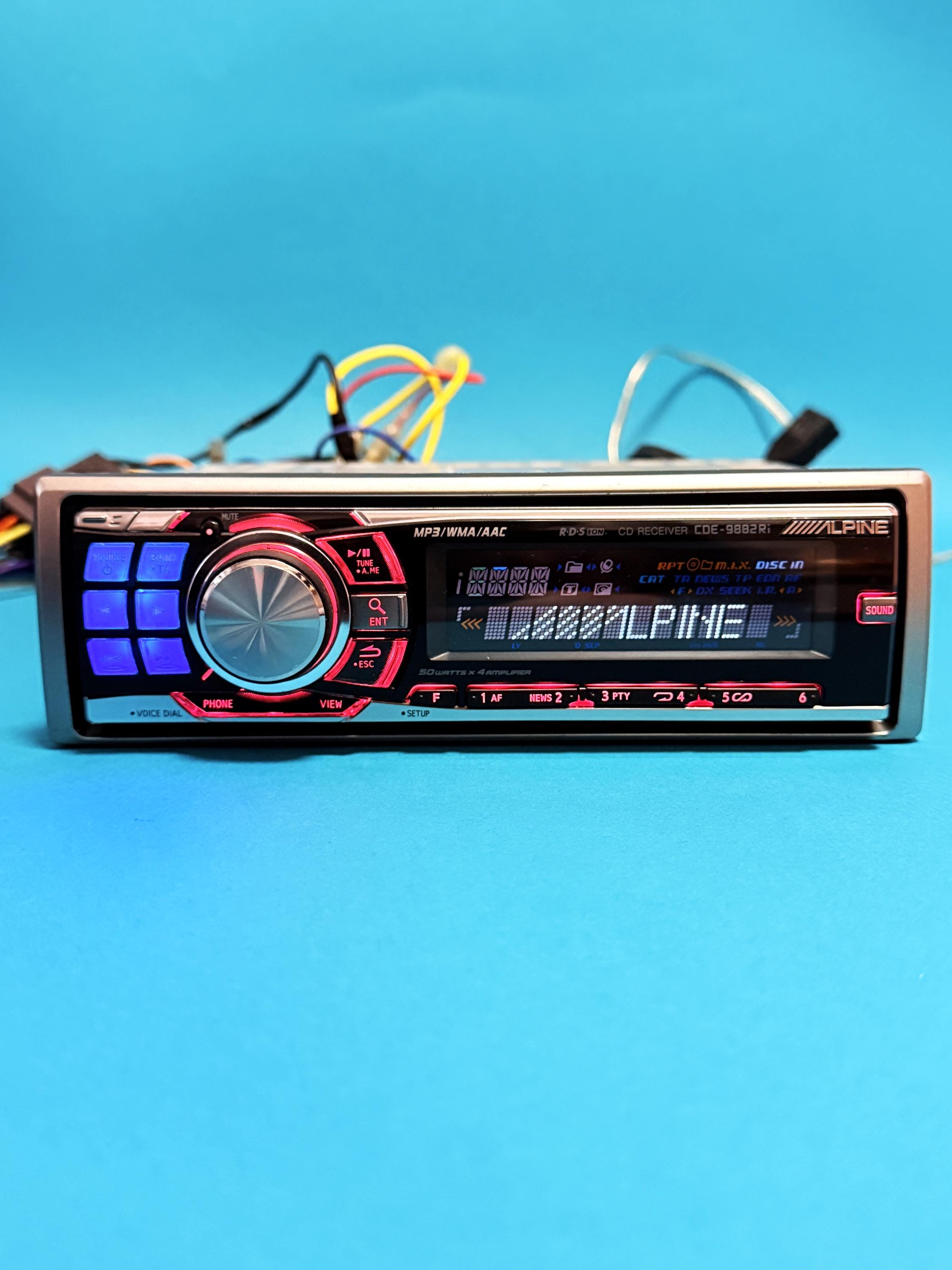 Alpine CDE-9882RI Car Stereo CD Receiver – Tested & Working - Etsy