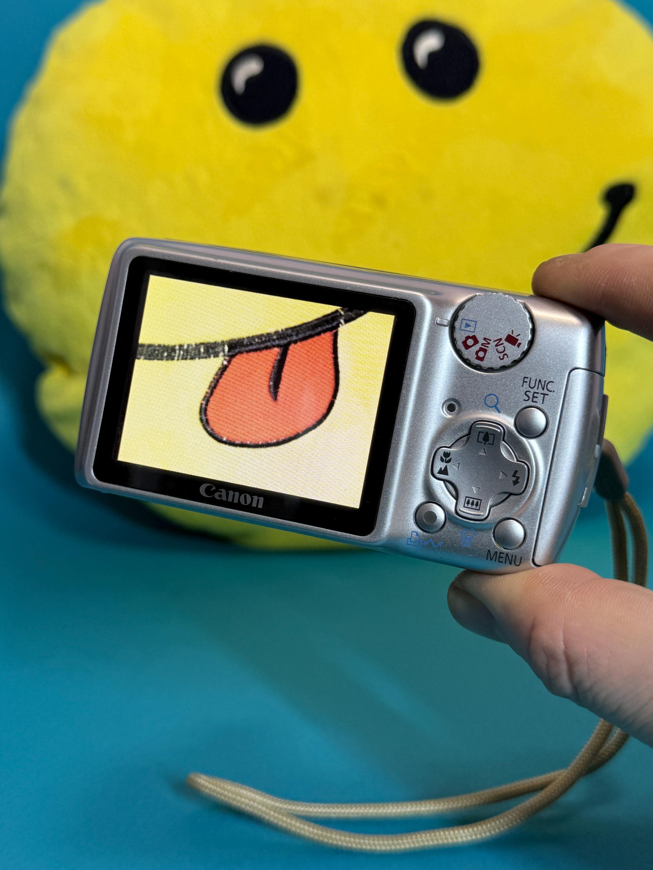 Canon Powershot A470 Digital Camera – 7.1MP, Silver, Tested