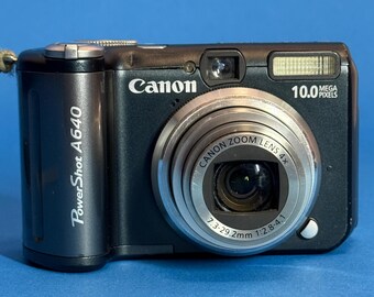 Canon Powershot A640 10MP Digital Camera Flip Out LCD Tested - Etsy